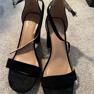 A New Day Black Block Heels - Size 8.5